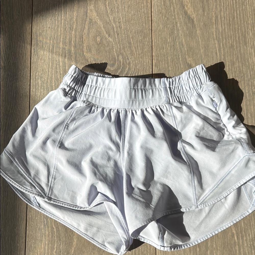 Women's White Athletic Shorts